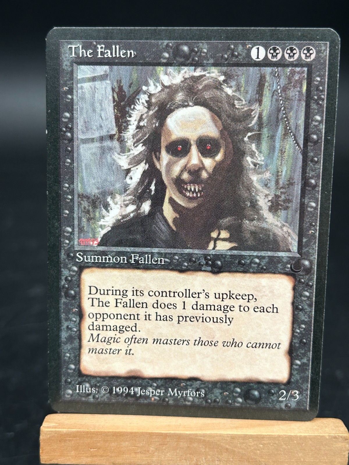 Magic the Gathering ~ MTG ~ 1x The Fallen ~  LP ~ THE DARK