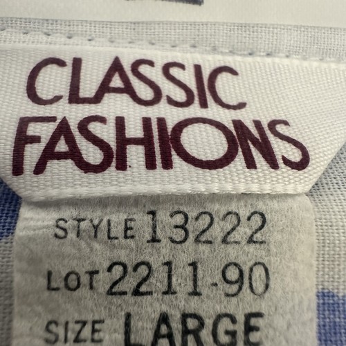 Classic Fashion VTG Womans 80-90s Geometric Short sleeve button Up Shirt  USA L - Picture 2 of 18