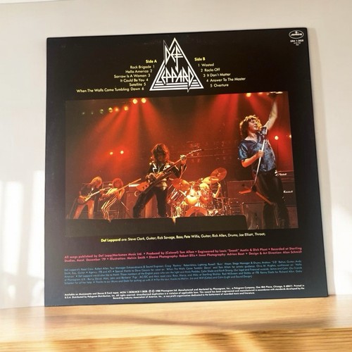 DEF LEPPARD On Through The Night 1980 Record Album - Imagen 2 de 6