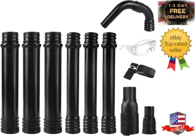 #ad #ad Gutter Cleaning Kit 9.25ft Leaf Blower Attachment 530 650CFM amp; LBX6000 Black $59.99