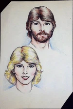 Robert James Wright Studio Art Collection Comic Book Male Female Character Stud