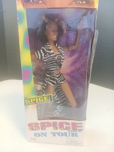 Muñeca Spice Girls on Tour Mel B. (Scary Spice) Galoob 1998 vintage nuevo en caja - Imagen 1 de 7