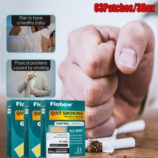 63 Patches Nicotine Patches Stop Smoking Aid Steps 1 to Quit Smoking Patches US
