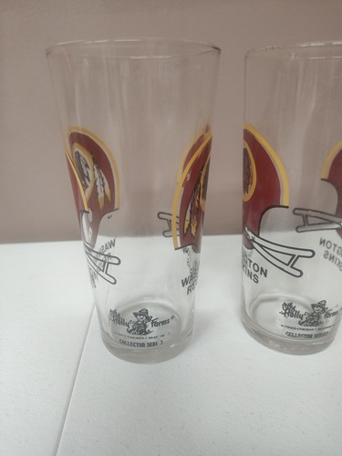 Posten 2 Washington Redskins Holly Farms Collector Series 6 1/4" Trinkgläser - Bild 12 von 14