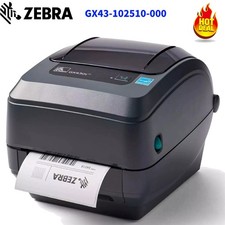 Zebra GX430T GX43-102510-000 USB Thermal Transfer Label Printer 300 DPI Printer