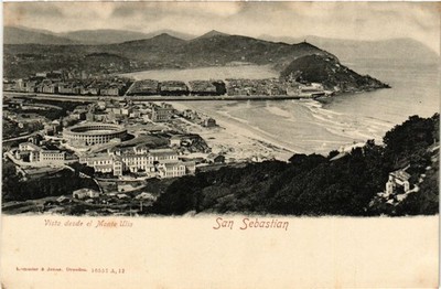 CPA SPANIEN SAN SEBASTIAN - Vista desde el Monte Ulia (303873)