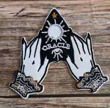 Oracle Ouija Occult Gothic Witchy Embroidered Iron on Patch