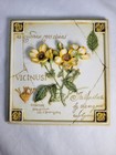 Marks And Spencer Wall Plaque Vintage Vicinusi Rosaceae 16.5x16.5cm Rare Prop