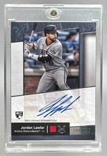 Jordan Lawlar 2024 Topps Museum Collection #AA-JL Archival Auto RC 190/299