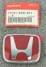 Red H Rear Emblem Trunk Badge Fit For Honda Acura Rsx Tsx Base Sedan 4-door Red H Rear Emblem Trunk Badge Fit For Honda Acura Rsx Tsx Base Sedan 4-door
