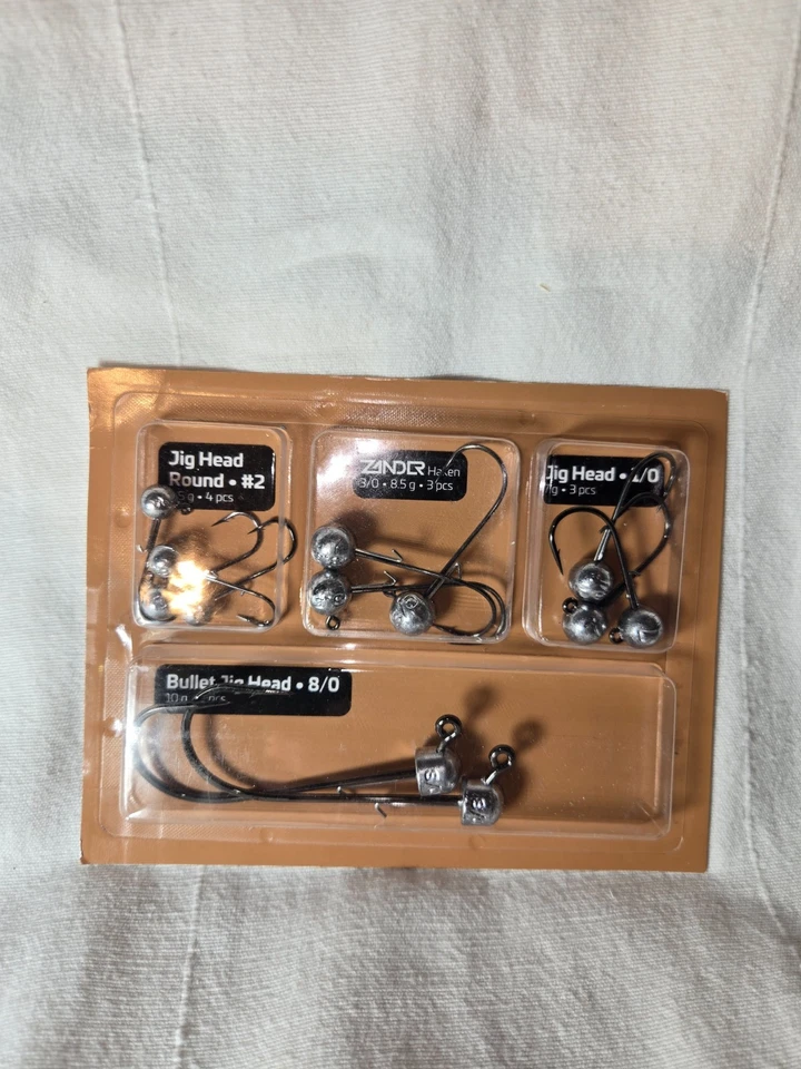 Zeck Jig Head Zander Haken Bullet Jig Head 8/0 #2 Jigkopf-Set  #10