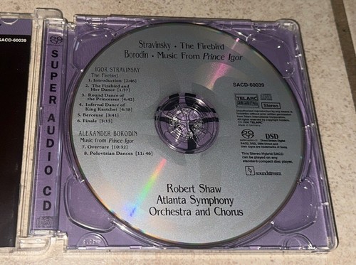 Strawinsky The Firebird Robert Shaw Telarc SACD Super Audio CD Rare OOP - Bild 4 von 4