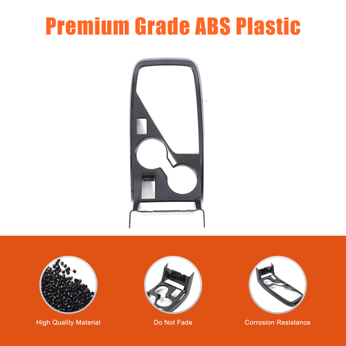 ABS Carbon Car Center Control Gear Panel Trim Cover For Subaru Crosstrek 2023-24 - Picture 5 of 6
