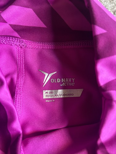 Old Navy Girl’s Cropped Leggings Yoga Pants Size M 8 - Picture 2 of 3