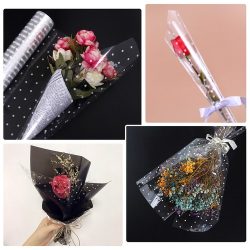 Cellophane Roll Film Transparent Packaging Wrap Clear for Hampers - Picture 6 of 10