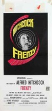 Locandina film FRENZY Thriller, Hitchcock Massey Foster Universal Psyco