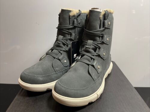 SOREL Women's Explorer Next Joan WP GRILL, FAWN size 8 US - Picture 2 of 10