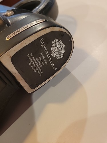 Harley-Davidson Black Boot Stein Mug Engineer of the Road Special Edition 1998 - Picture 6 of 9