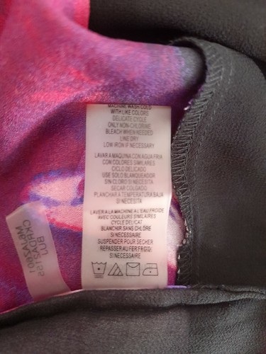 Top Calvin Klein multicolore senza maniche floreale M - Foto 7 di 8