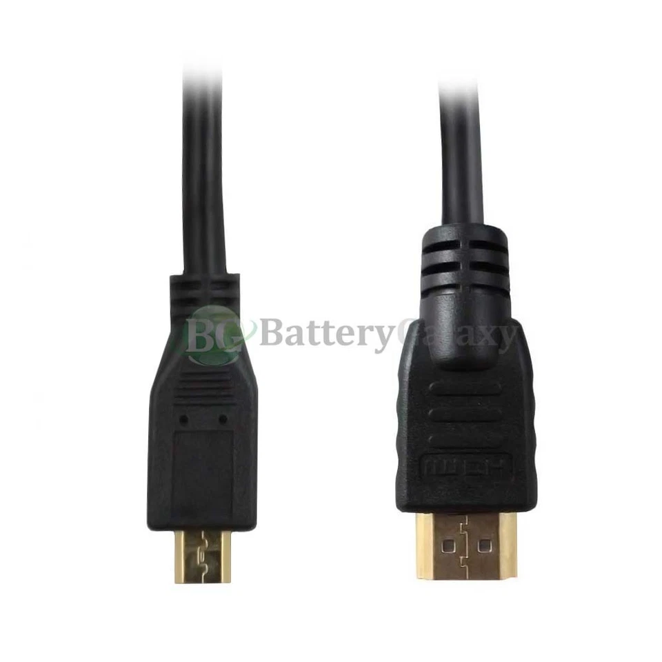 Cable HDMI a Micro HDMI 1.4 de 6 pies para HTC EVO 4G Motorola Xoom Atrix 2 Droid X Foto 3 de 4