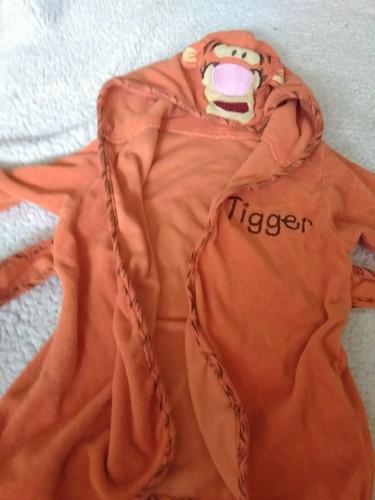 Disney Baby Bath Robe Tigger Winnie The Pooh Bathrobe W/Belt - Picture 2 of 10