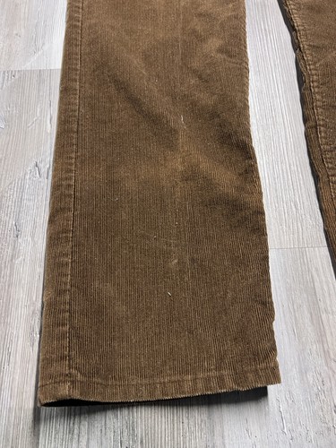 Vintage 80s Levis 519 Corduroy White Tab Pants Brown 1988 Size 38x30 Made in USA - Picture 4 of 15