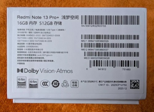16GB Xiaomi Redmi Note 13 Pro Plus 5G Phone Dimensity 7200 Ultra 200M 120W 512G - Picture 9 of 9