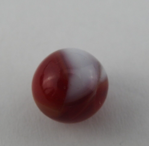 Vintage Marble Red White Swirl .52 Inches Marbles - Picture 3 of 8