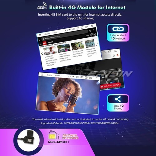 Autoradio Android 14 64GB 8-Core GPS SatNav CarPlay per Fiat Grande Punto Linea - Foto 12 di 24