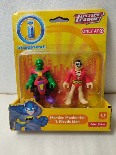 Imaginext Justice League MARTIAN MANHUNTER & PALSTIC MAN (CosBman1631) - Picture 1 of 8