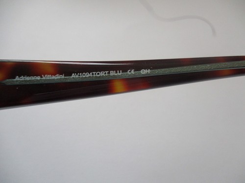 Adrienne Vittadini Av 1094 Full Rim Eyeglass Frame Color Tort Blue - Picture 8 of 15