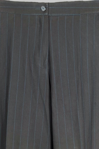 Karen Kane Striped Black Blue Women's Dress Pants Zip Closure 20W 042 - Picture 4 of 4