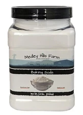 Baking Soda Aluminum Free By Medley Hills Farm 2.5 Lbs. in Reusable Container