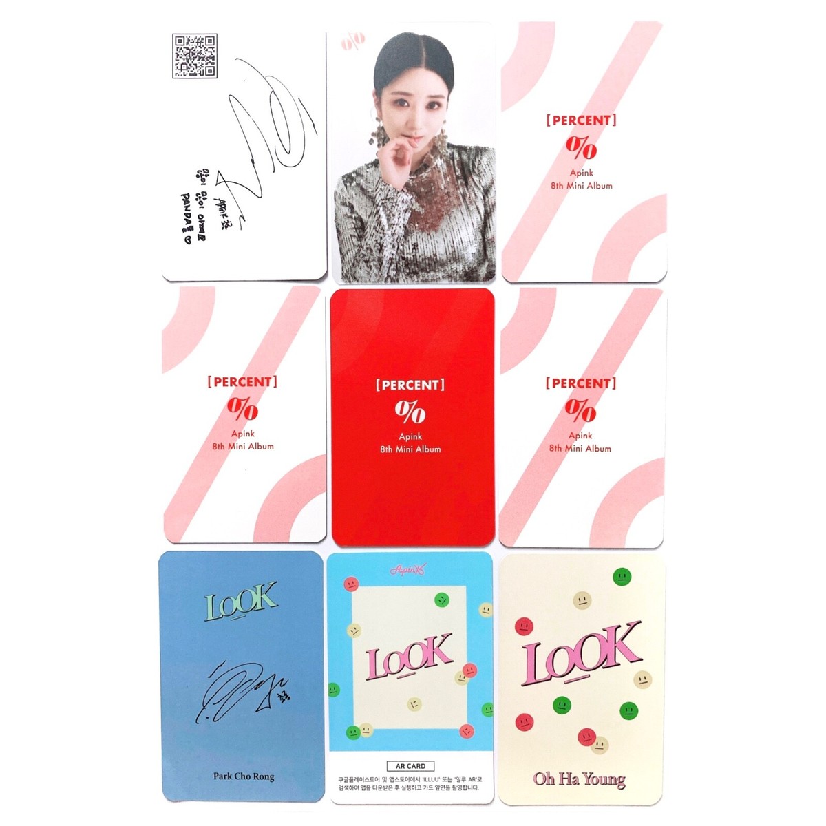 APINK Official Photocard - Album PERCENT & LOOK Benefit