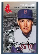 2023 Topps Chrome Platinum Ann TED WILLIAMS City Variation Case Hit SSP 54CV-10