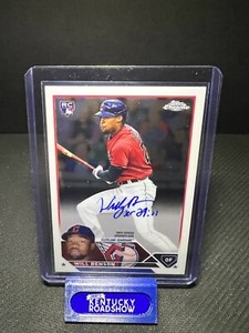 2023 Topps Chrome Will Benson Rookie Autographs RC - Reds, Guardians