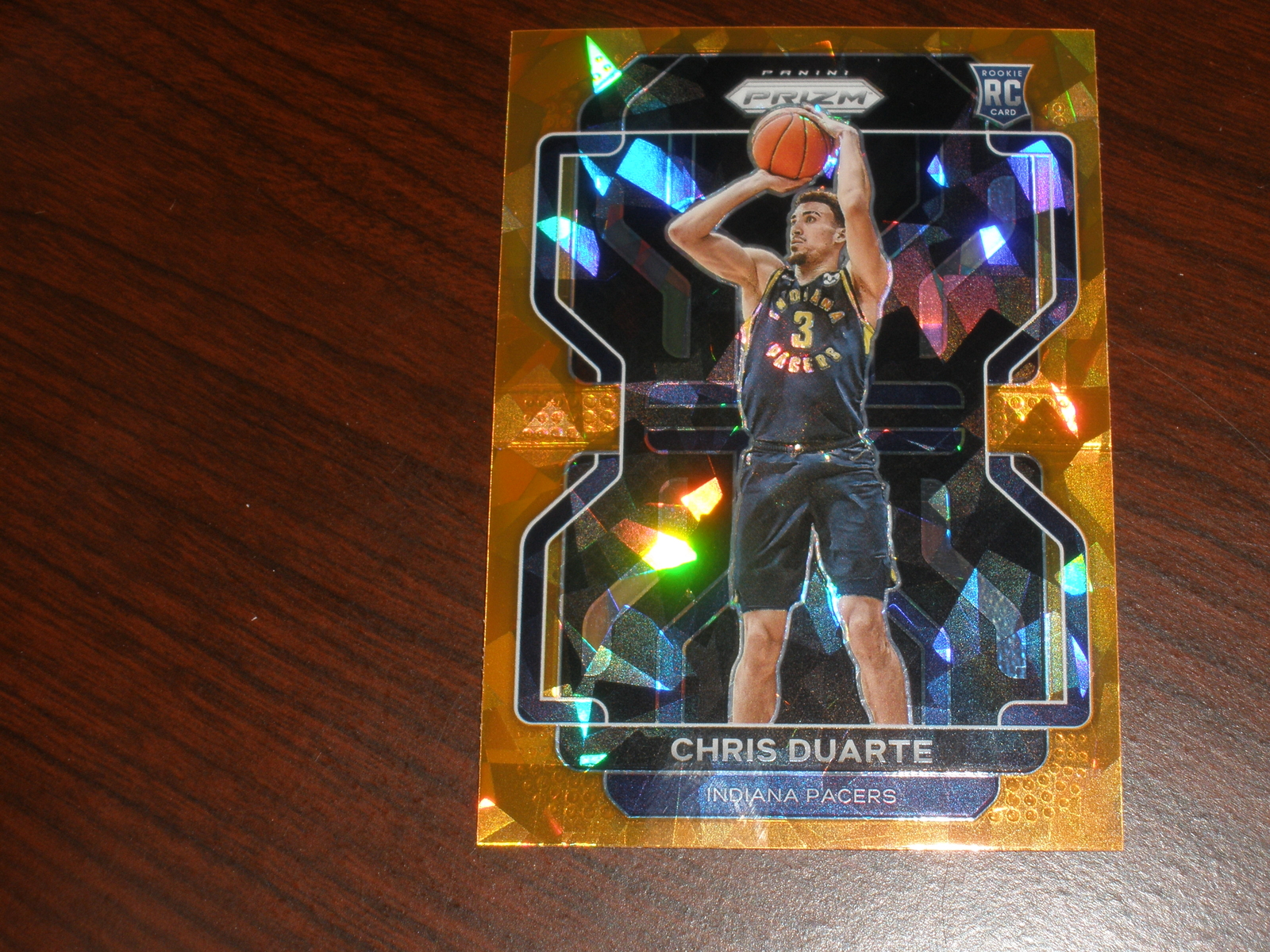 2021-22 Panini Prizm Orange Ice Prizm #315 Chris Duarte Rookie RC