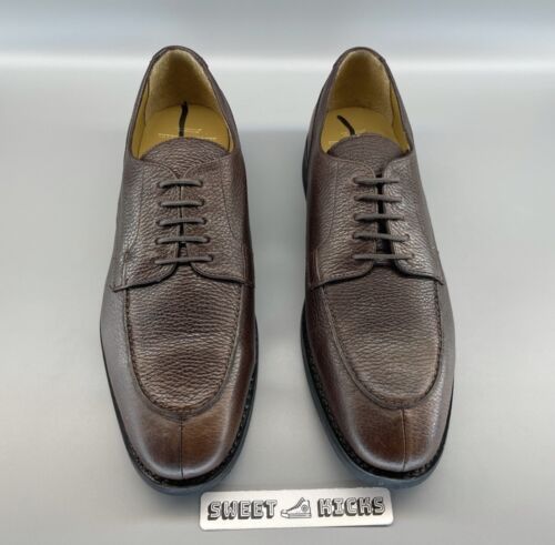 Brooks Brothers Men's Algonquin Dark Brown Grain Dress Shoes Size 11 - Picture 4 of 9