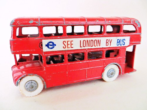 LONE STAR 'AEC ROUTEMASTER SEE LONDON BY DOUBLE DECKER RED BUS. GOOD. VINTAGE.
