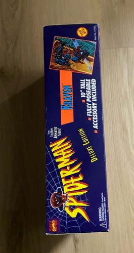 TOYBIZ MARVEL SPIDER-MAN CLASSICS DELUXE EDITION KRAVEN 10” ACTION FIGURE - Picture 2 of 5
