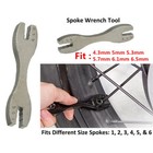 6-Size Spoke Wrench Tool For Rim Wheel Dirtbike Motorcycle Bike Bicycle ATV UTV