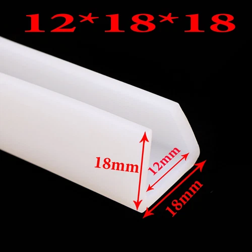 1mm - 15mm Silikon Gummi U-Kanal Dichtstreifen Kantenzierleiste Schutzstreifen - Bild 15 von 17