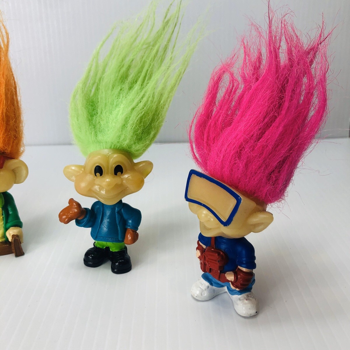 海外輸入人形 Burger King Glowビンテージ トロール Trolls Vintage Glow-in-the-Dark Trolls Kids Club 1993 Burger King