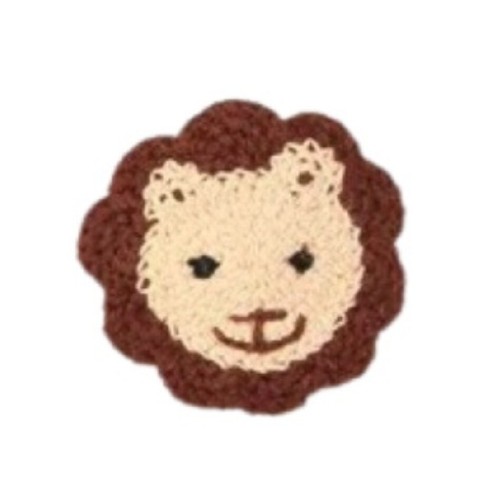 Novedad Crochet Tejido Animal Cara Motivo Cabello Sleepie Bendie Slide Clip a Presión - Imagen 7 de 10