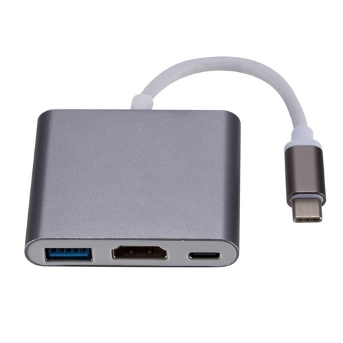 HDMI Typ C HUB HDMI Adapter USB C zu HDMI Adapter Splitter USB 3.1 3.0 3Farbe # - Zdjęcie 8 z 8