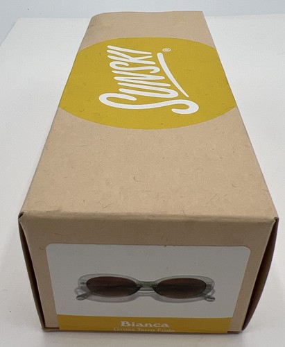 Sunski Bianca Sunglasses Grass Terra Fade Lens Polarized Recycled Frames Amber - Picture 8 of 9