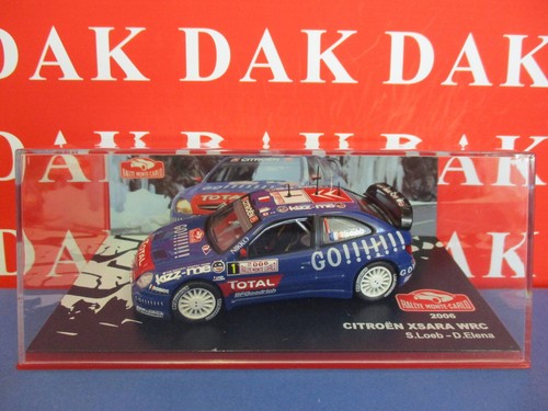 Die cast 1/43 Modellino Auto Citroen Xsara WRC Rally Monte Carlo 2006 S. Loeb - Foto 4 di 4