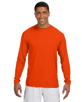 10 Pack Of A4 N3165 Mens Cooling Performance T Shirt Long Sleeve T-Shirt
