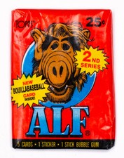 ALF Series 2 Vintage Trading Cards ONE Wax PACK 1987 Topps NBC
