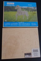 Creatology Wooden 3d Puzzle Horse Lot Of 2 Sealed Craft Art Free Shipping Creatology Wooden 3d Puzzle Horse Lot Of 2 Sealed Craft Art Free Shipping